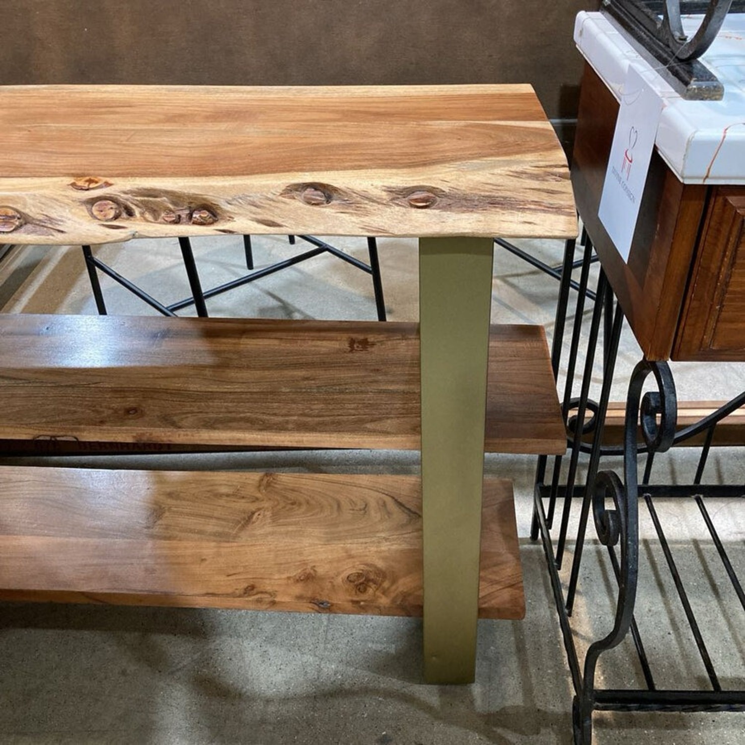 Bloomhome Artisan Triple Shelf Console Table - image-4