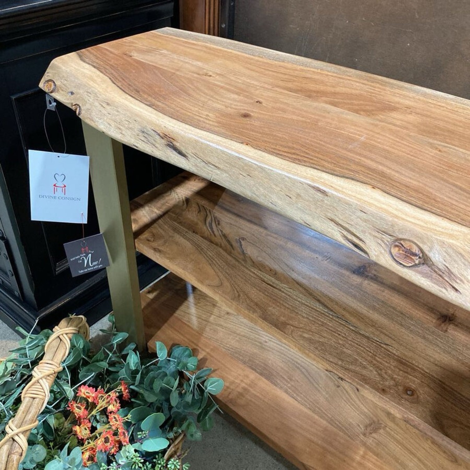 Bloomhome Artisan Triple Shelf Console Table - image-3