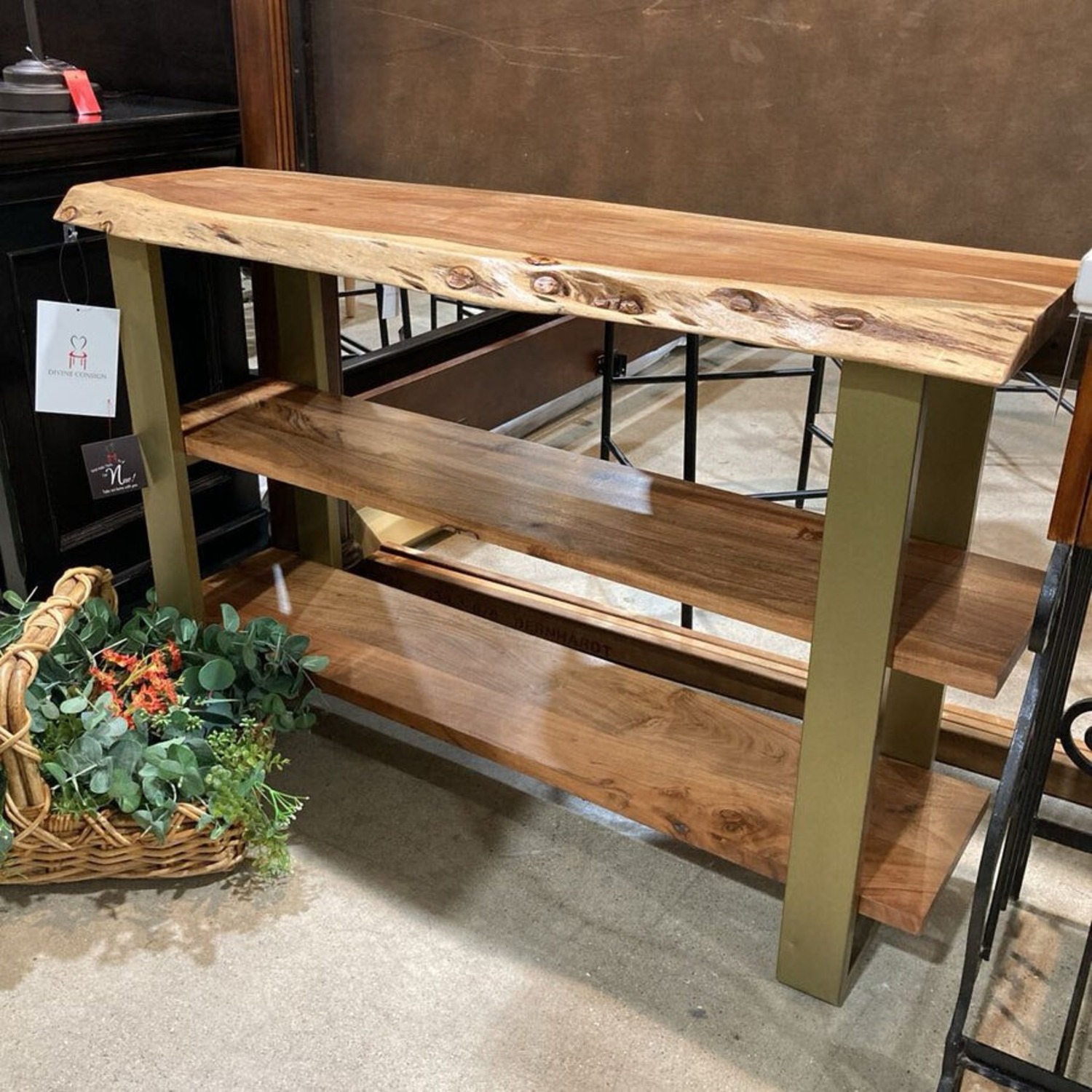 Bloomhome Artisan Triple Shelf Console Table - image-2