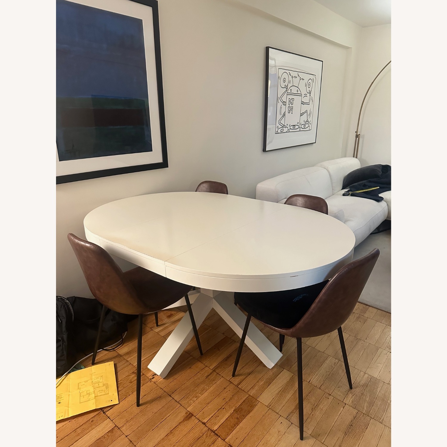 West Elm Poppy Expandable Dining Room Table - AptDeco