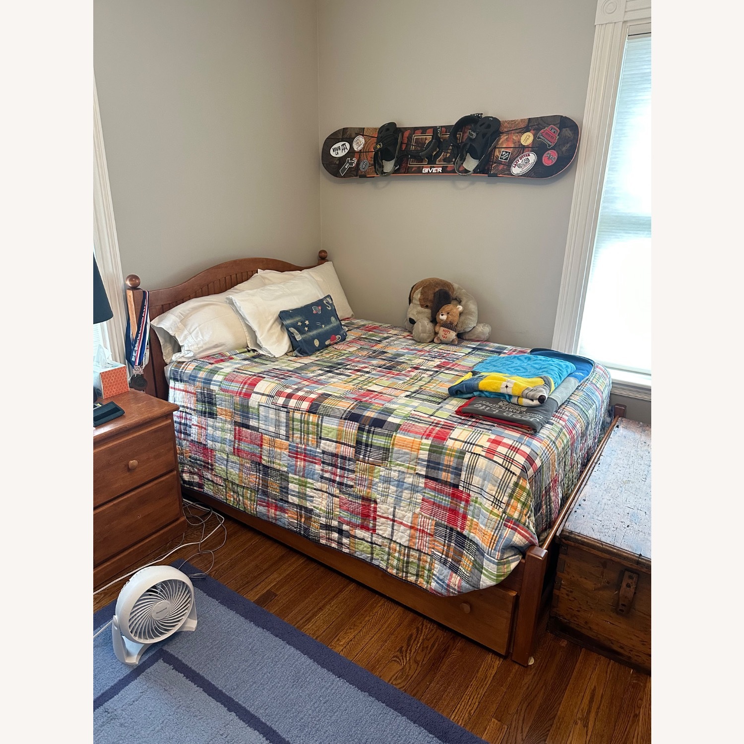 Hand Made in Full Size Bed with Beadboard - image-2