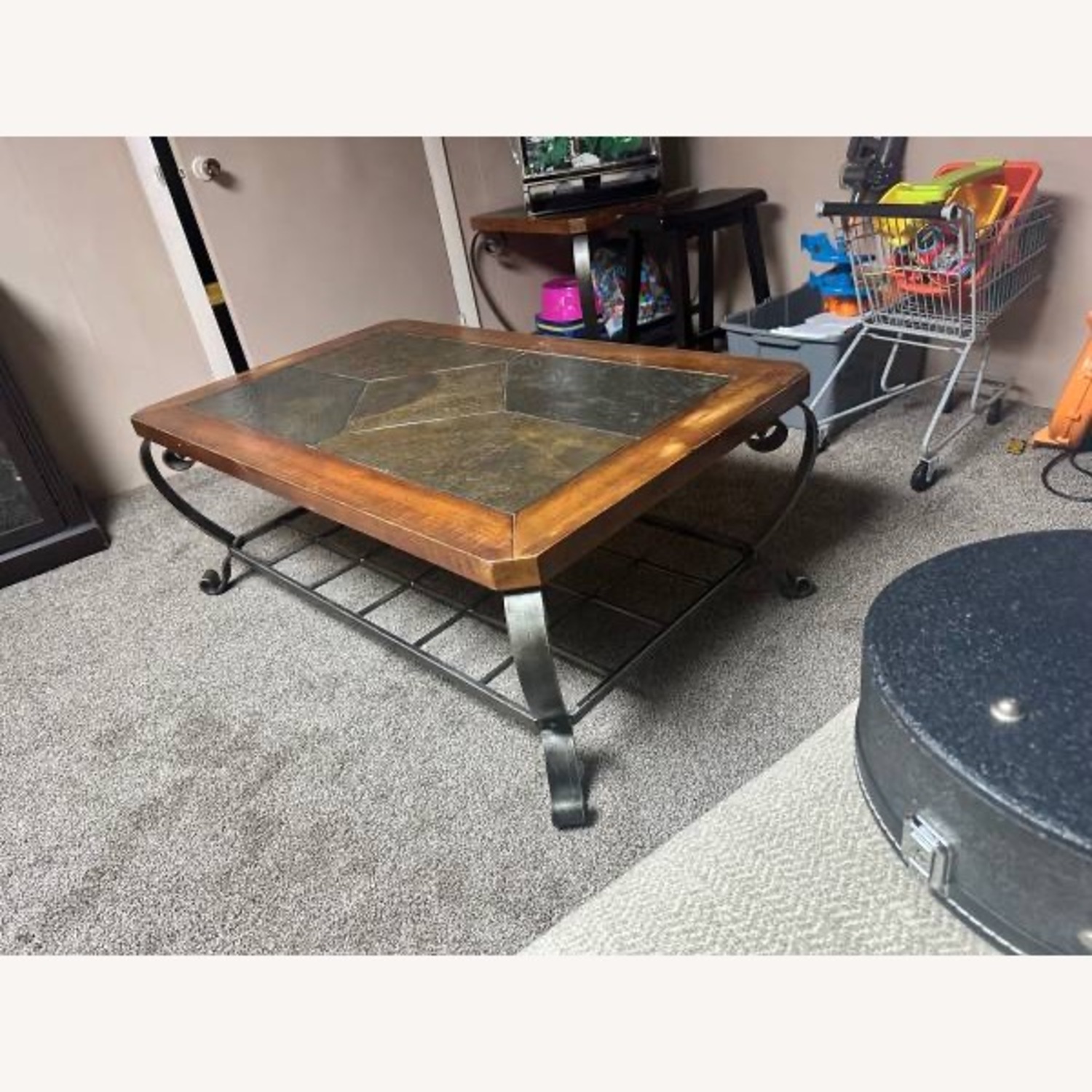 Raymour & Flanigan Two-Tier Coffee Table - image-1