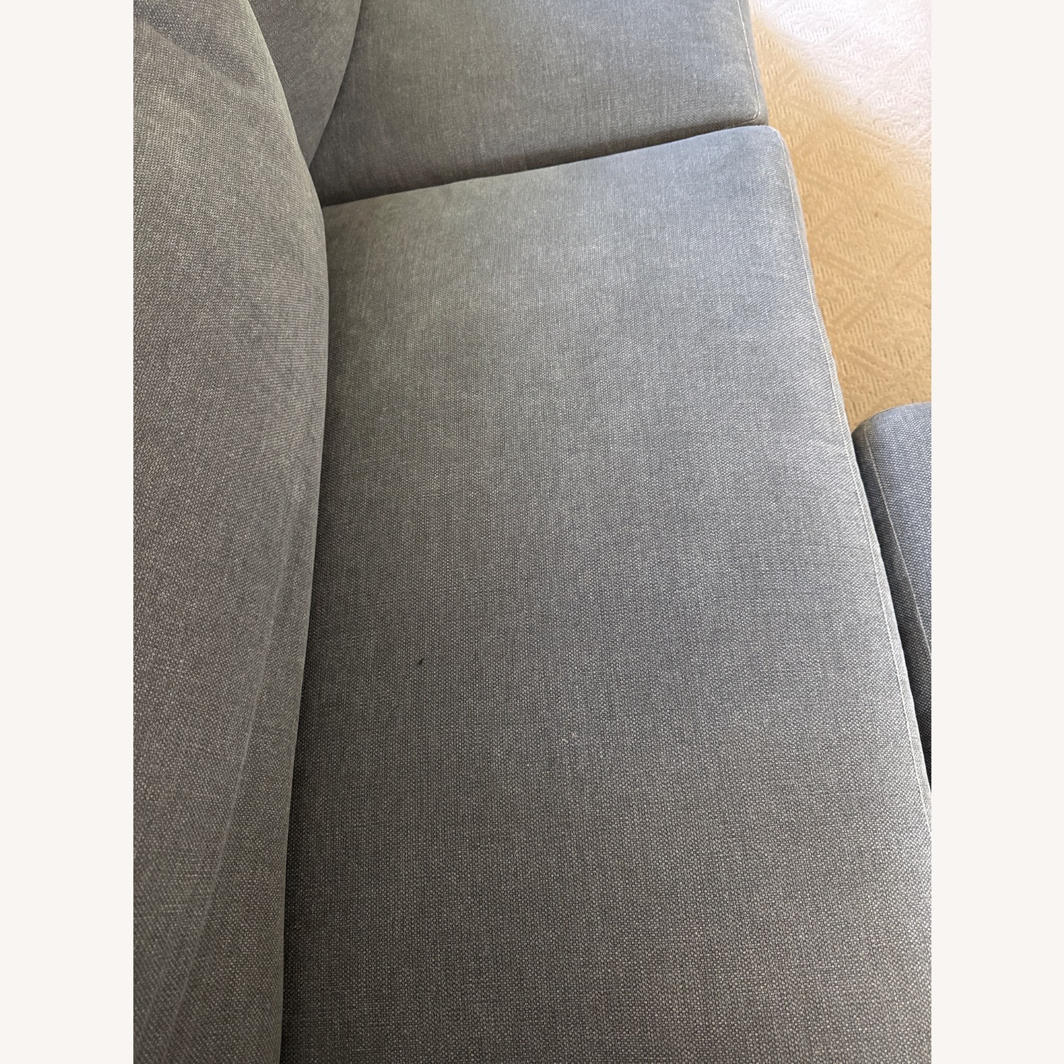 Denim Blue Custom Slip Covered Sofa  - image-4