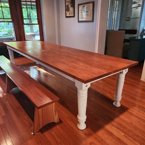 Used Custom Farm House Table for sale on AptDeco