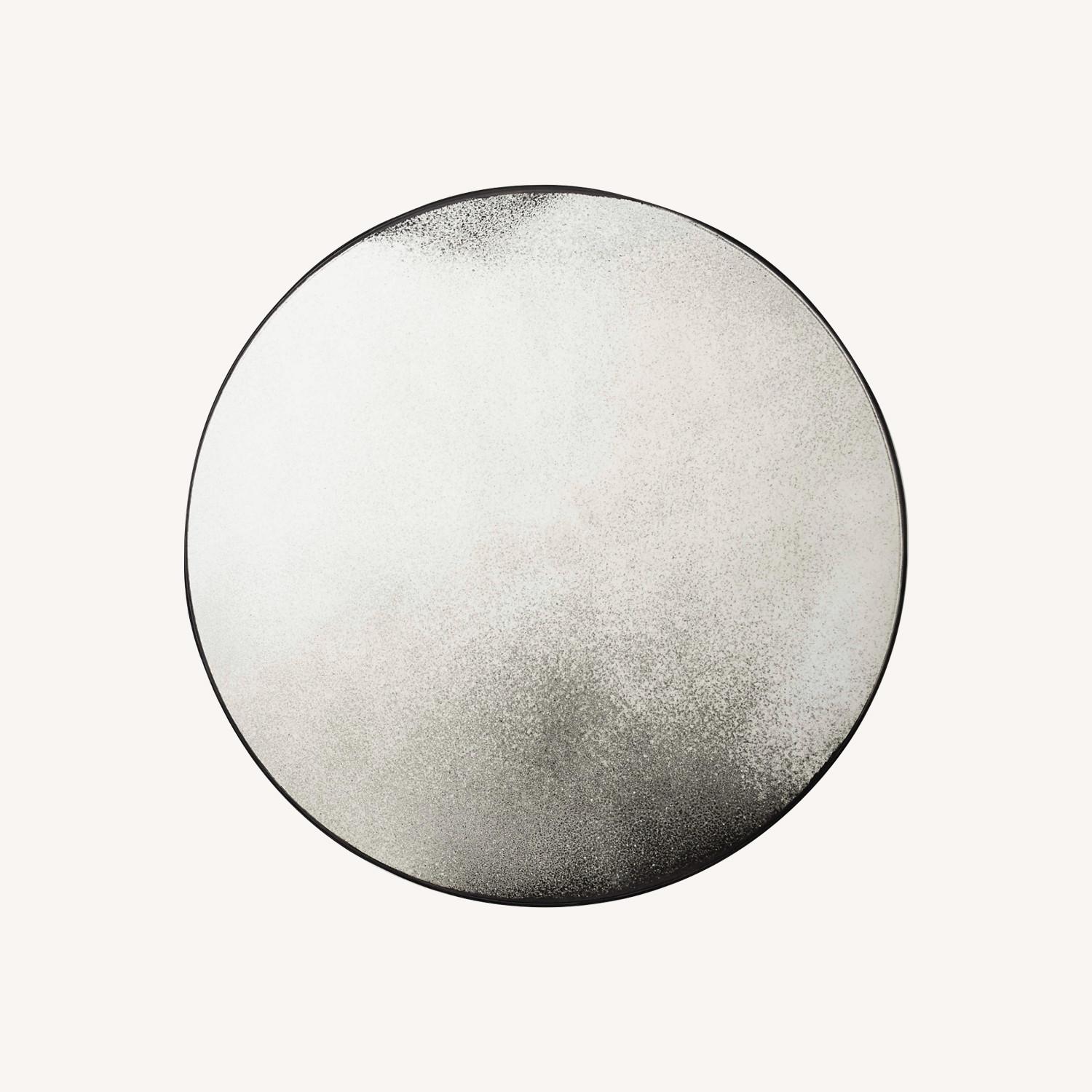 CB2 Clooney Antiqued Round Wall Mirror - image-0