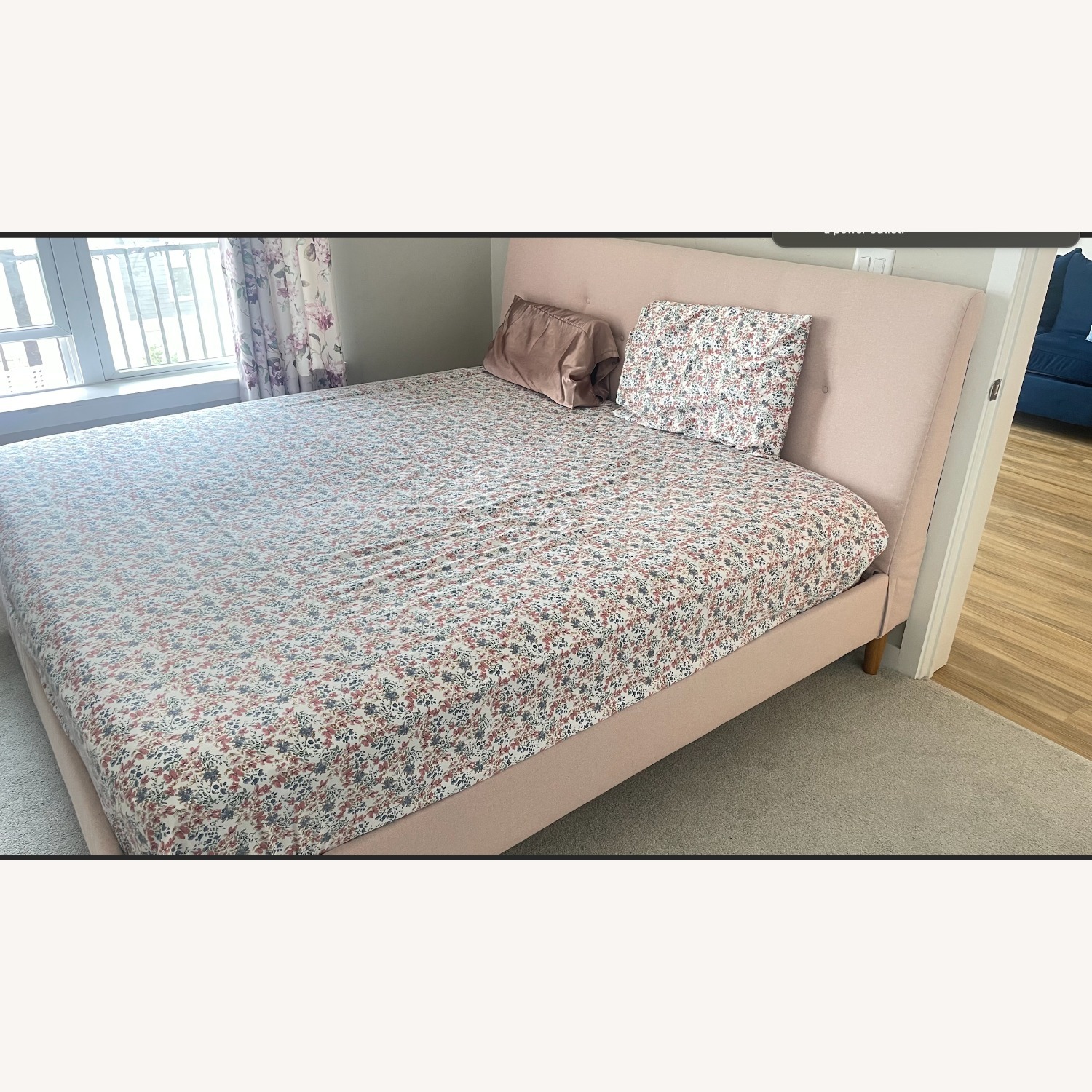 IKEA IDANAS King Bed Pink - image-4