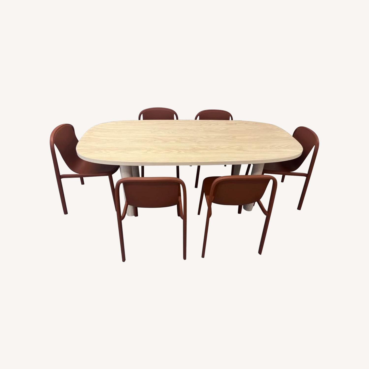 Blu Dot Dining Table and Chairs - image-0