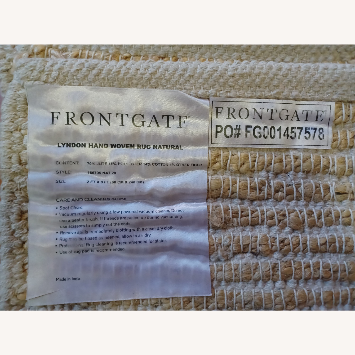 Frontgate Lyndon Hand Woven Rug, Natural - image-4