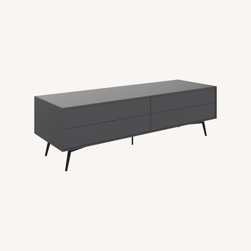 Used BoConcept Fermo Dark Grey Media Unit for sale on AptDeco
