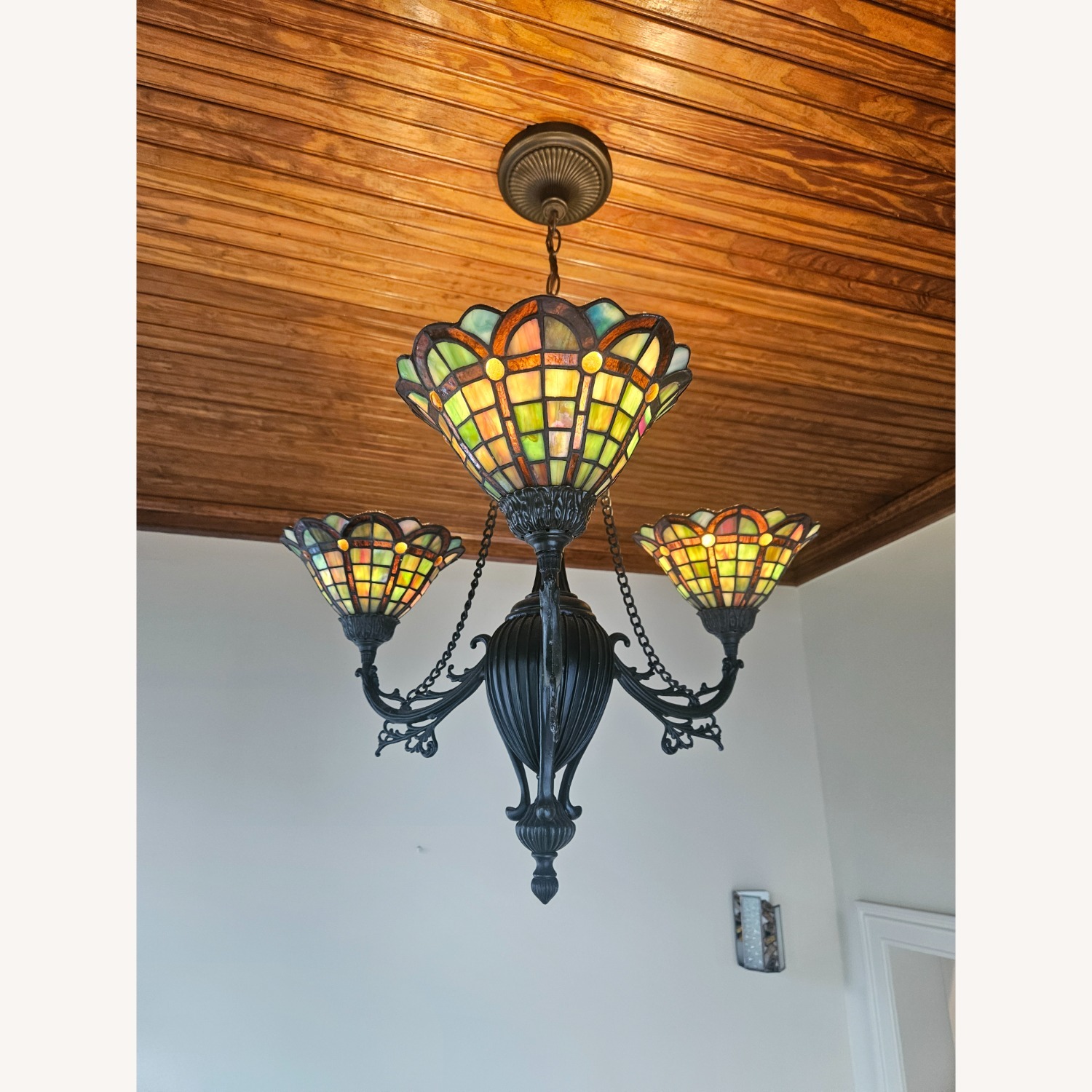 Stained Glass Chandelier  - image-1