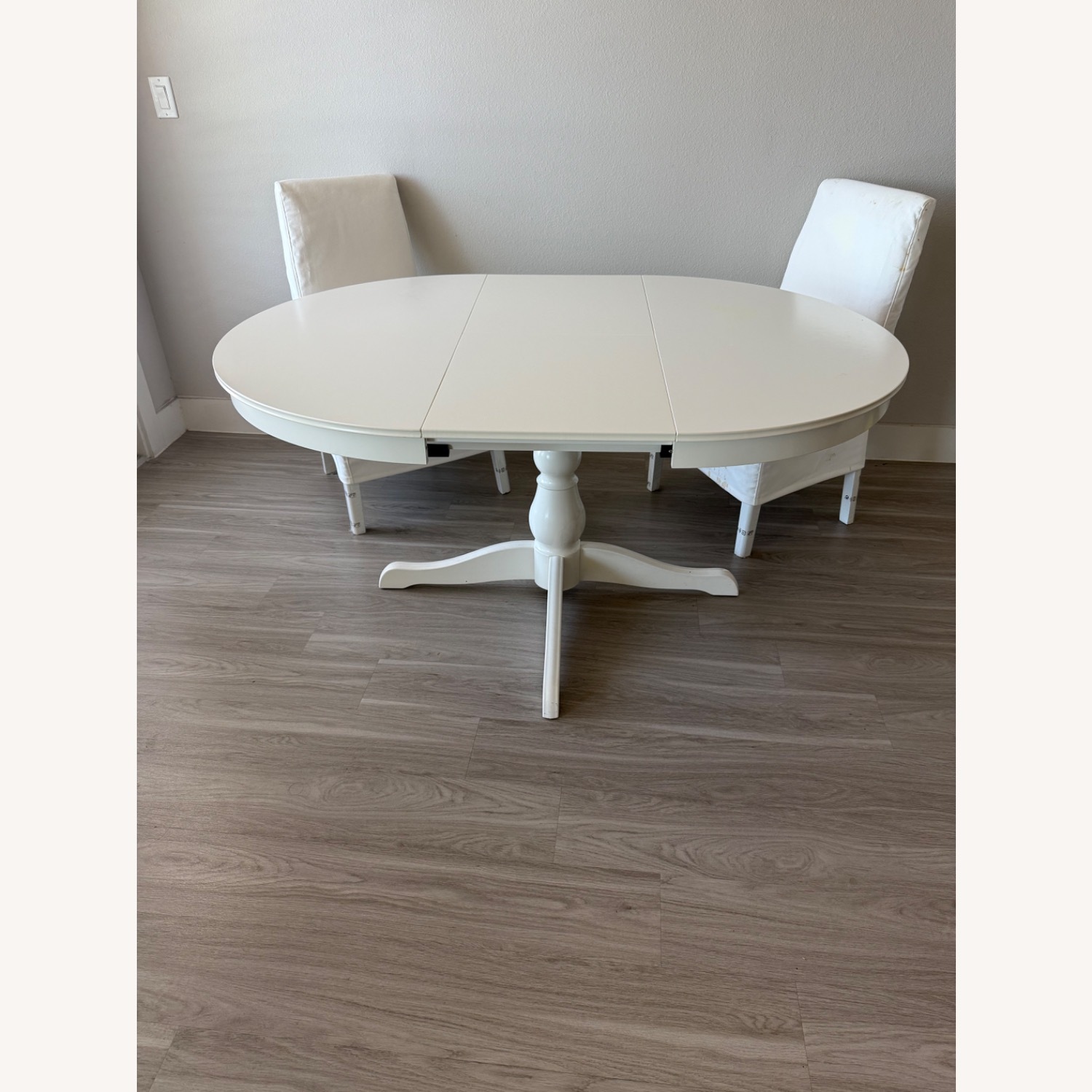 IKEA INGATORP Dining Table with Chairs - image-3