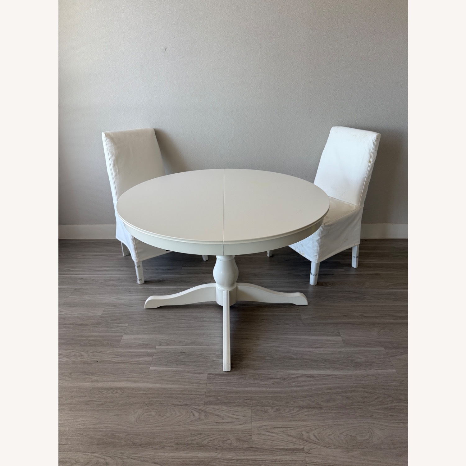 IKEA INGATORP Dining Table with Chairs - AptDeco