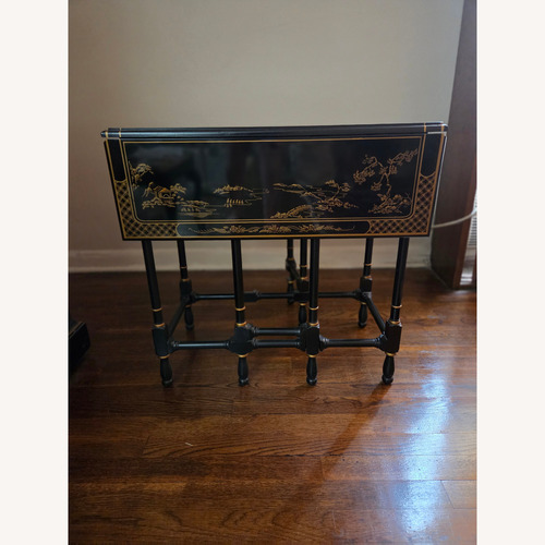 Used Drexel Heritage Asian Influenced Gate-Leg Accent Table for sale on AptDeco