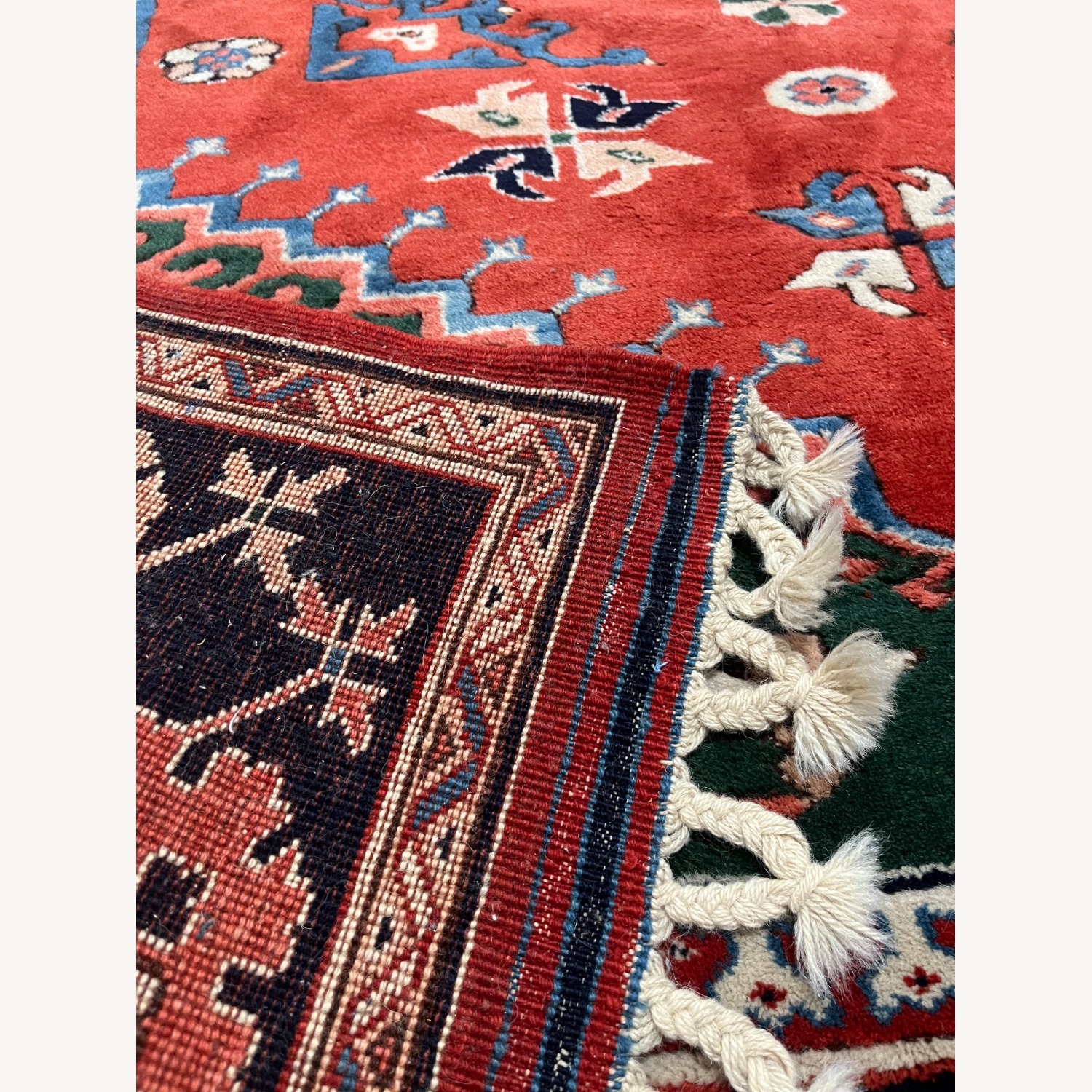 Authentic Karabagh Hand-knotted Wool Area Rug - image-4
