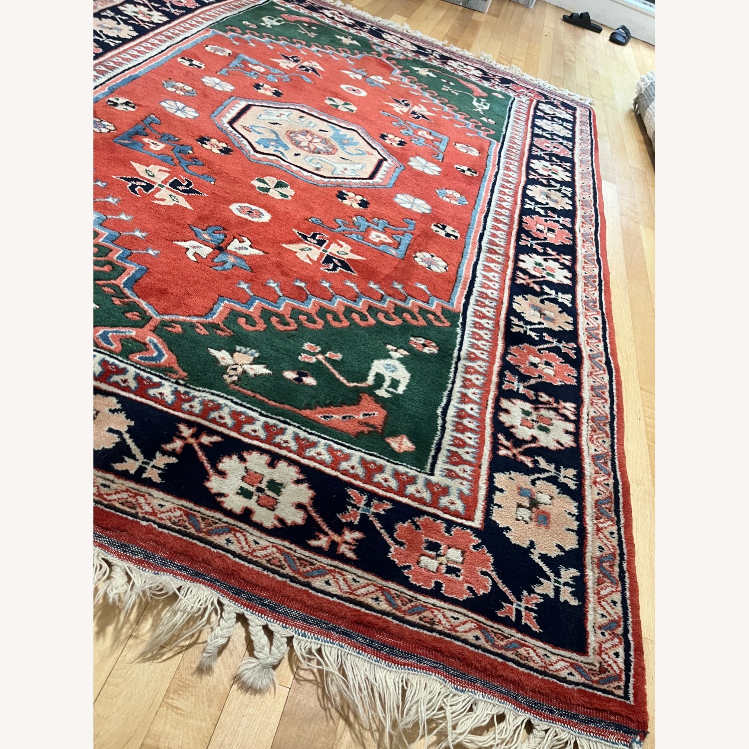 Authentic Karabagh Hand-knotted Wool Area Rug - image-3