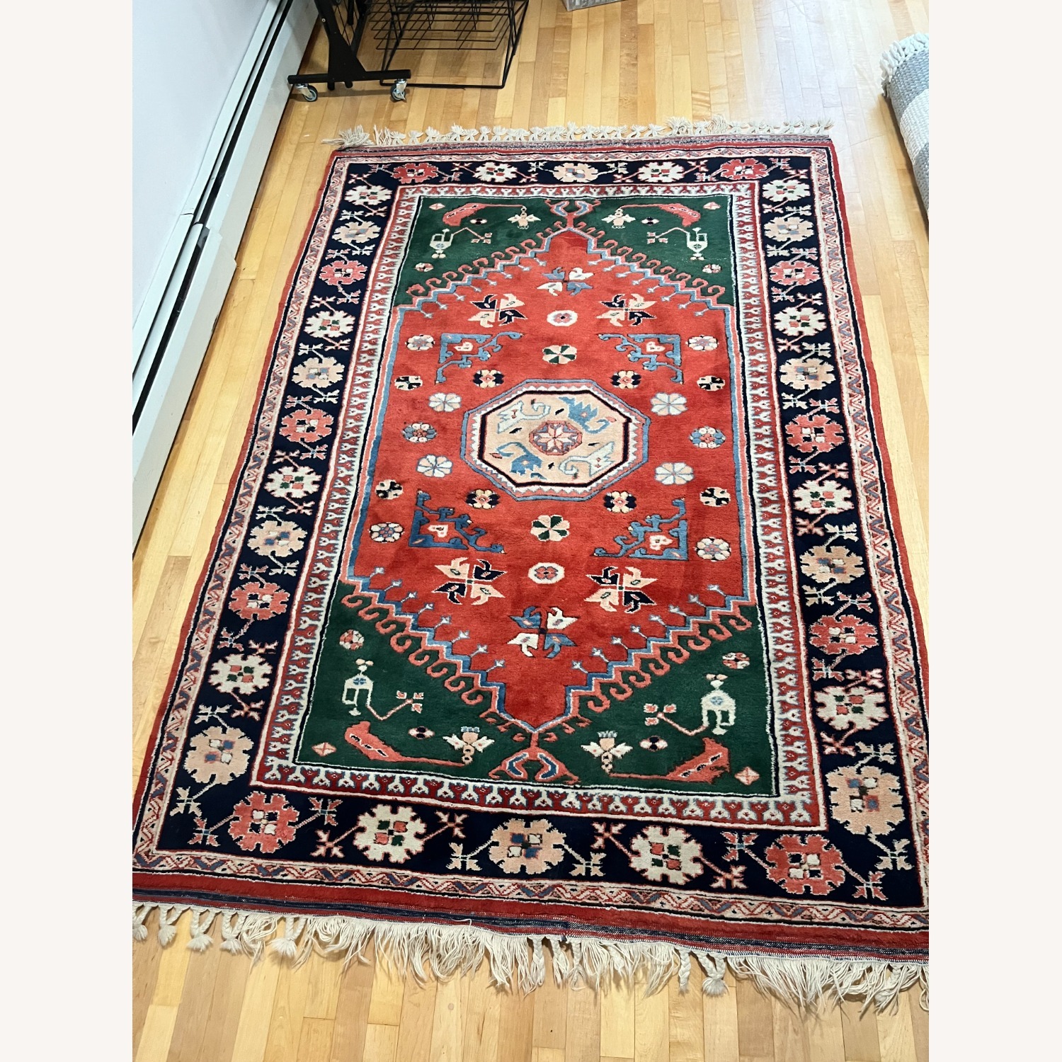 Authentic Karabagh Hand-knotted Wool Area Rug - image-2