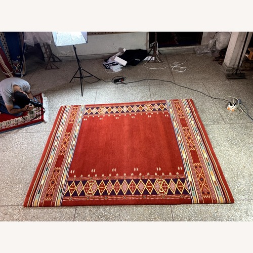Used Royal Knotted Carpet 100% Naturally Dyed Wool  for sale on AptDeco