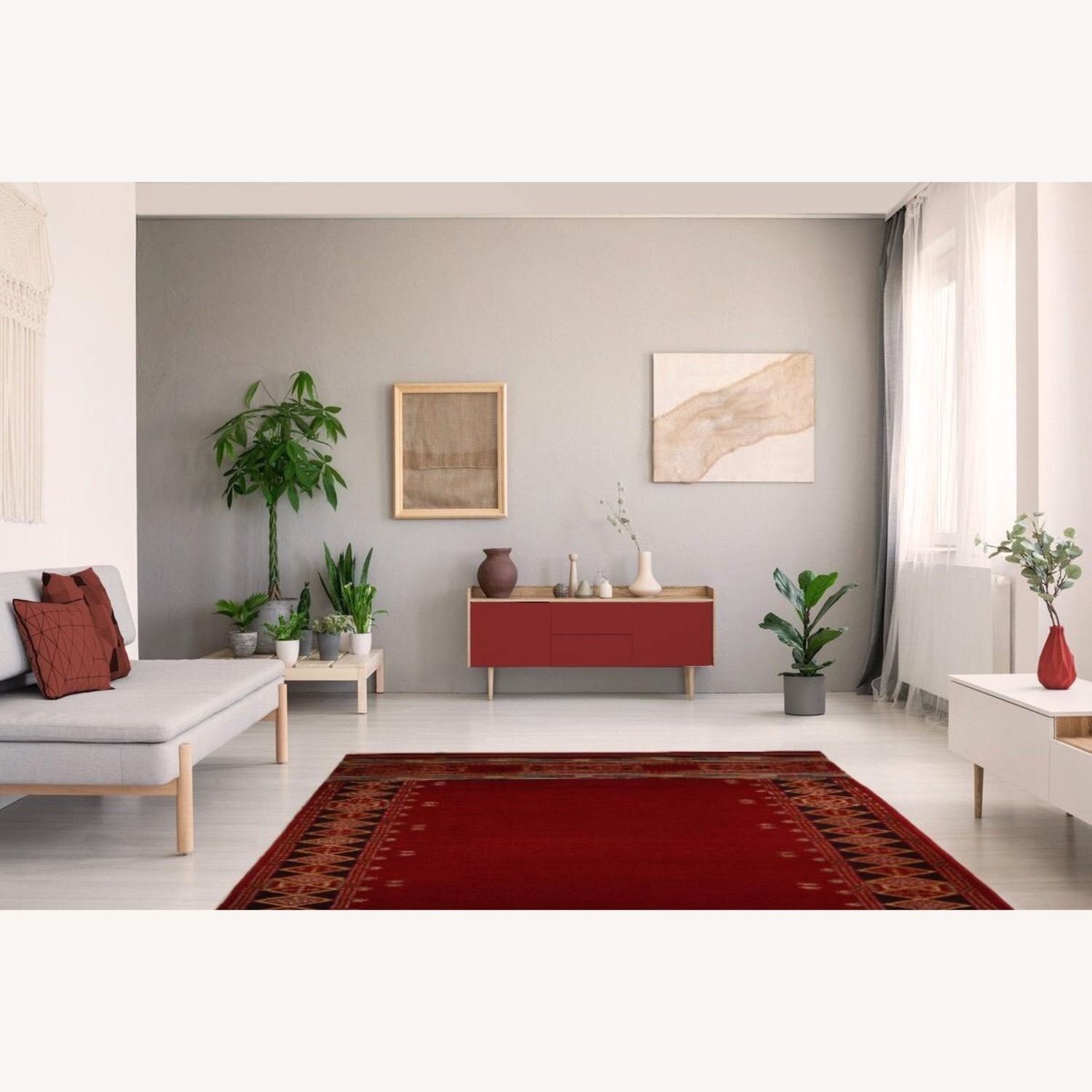 Royal Knotted Carpet 100% Naturally Dyed Wool  - image-5