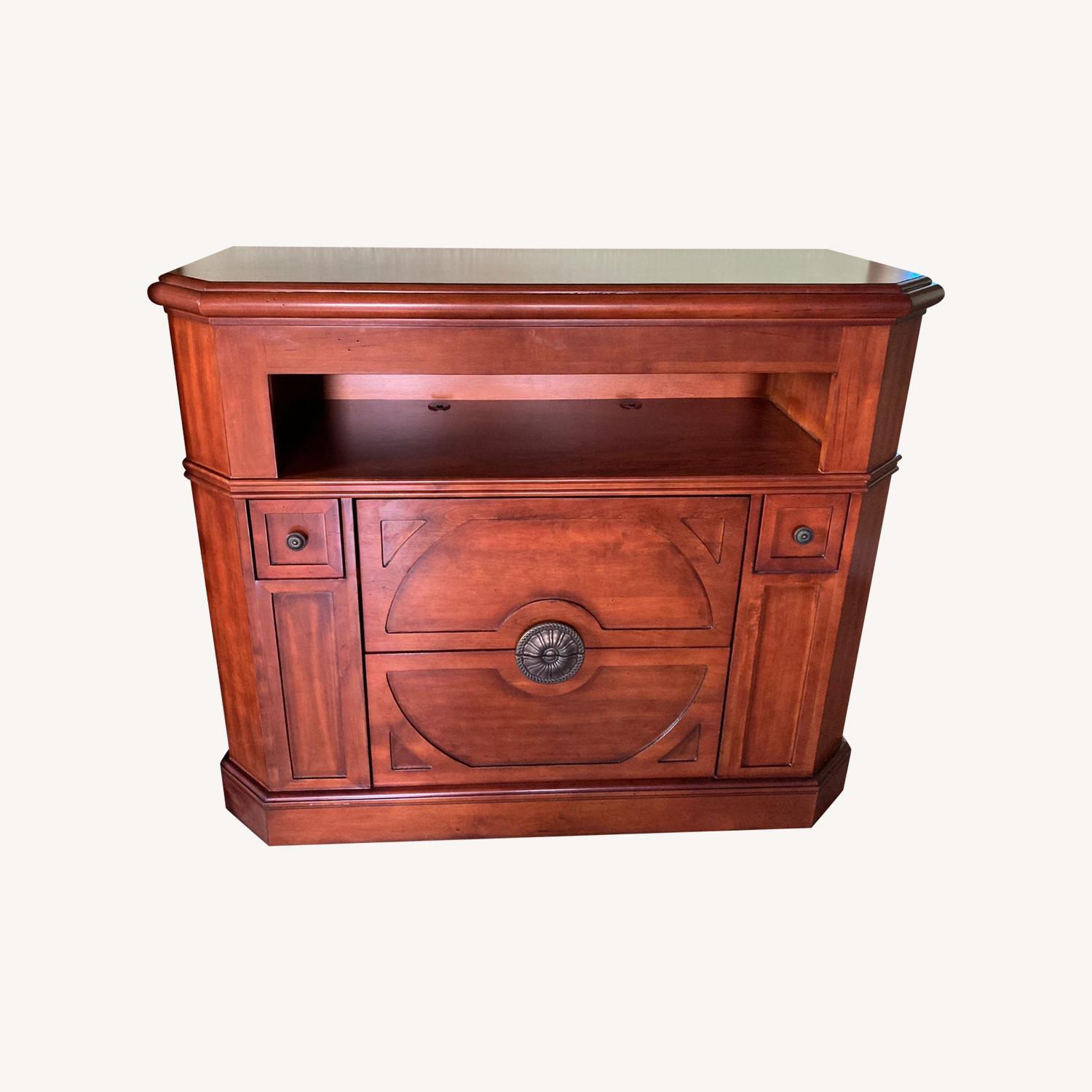 Elegant Custom Wood Entertainment Center/Wall Unit - image-4