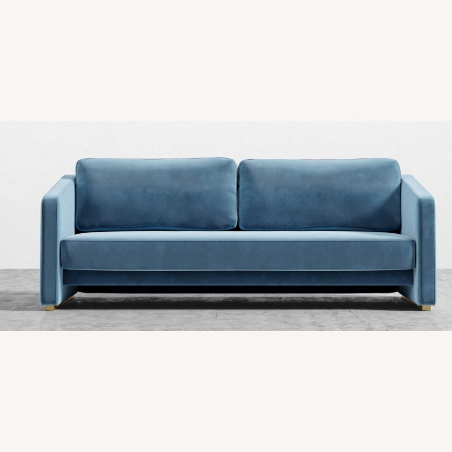 Rove Concepts Blue Sleeper Futon - image-4