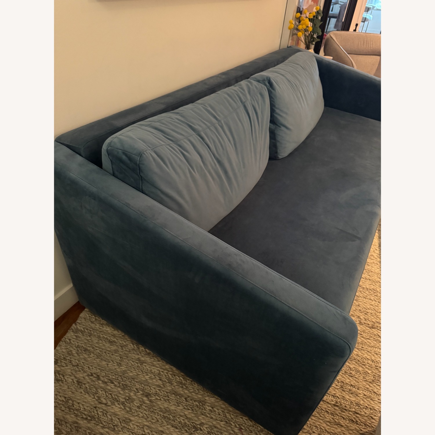 Rove Concepts Blue Sleeper Futon - image-2