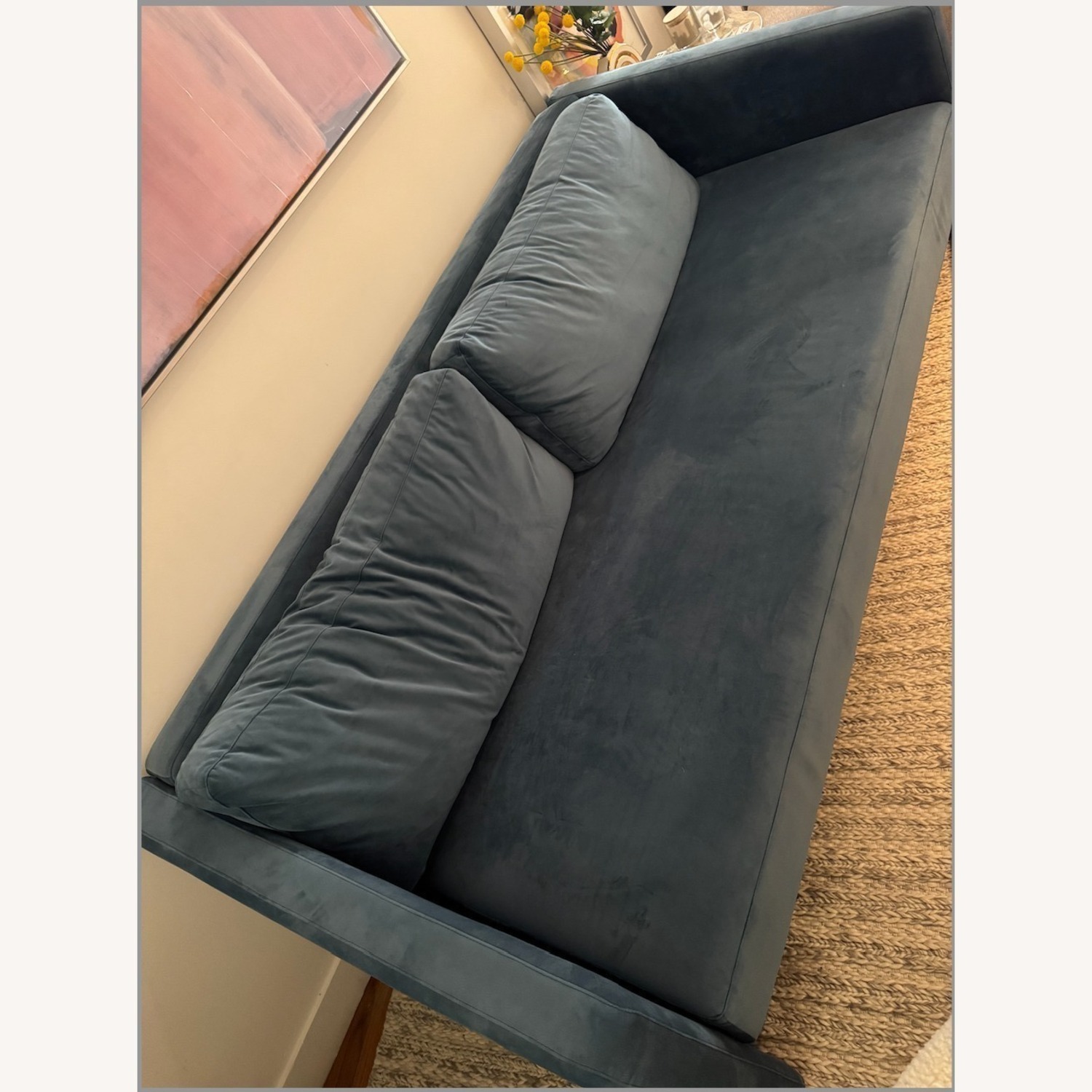 Rove Concepts Blue Sleeper Futon - image-3