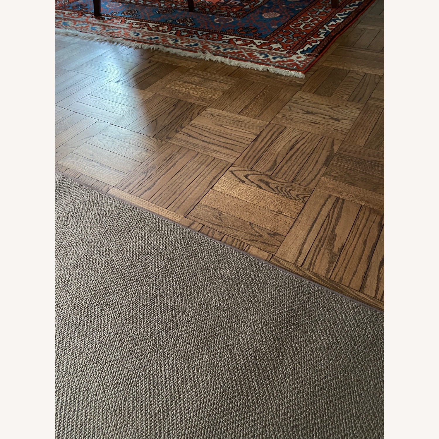 Cocoa Brown Wool Area Rug - AptDeco