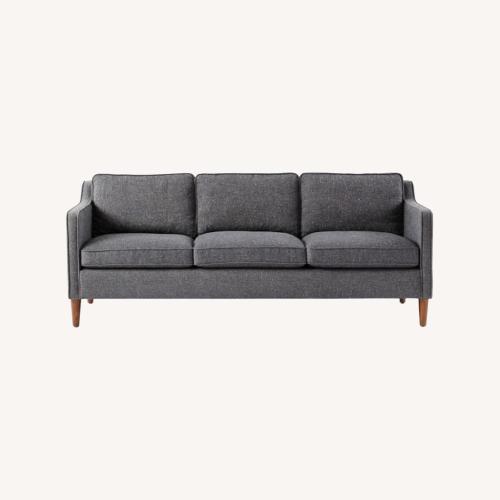 Used West Elm Dark Gray Hamilton Sofa (81”) for sale on AptDeco