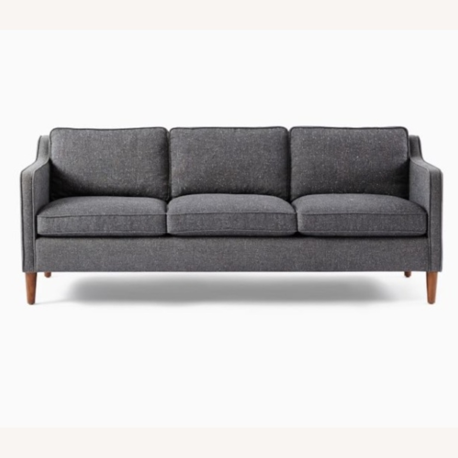 West Elm Dark Gray Hamilton Sofa (81”) - image-10