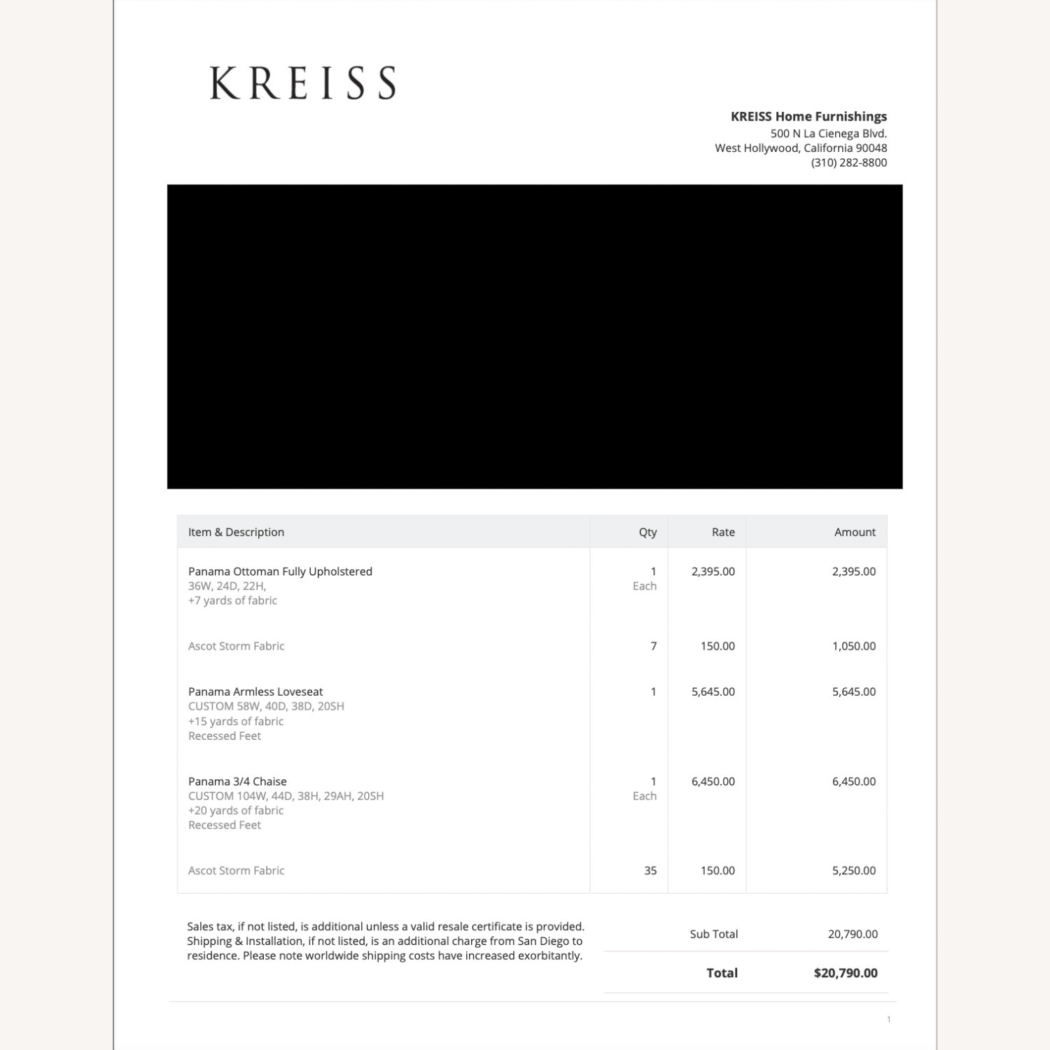 Kreiss Gray Sofa Two Piece Sectional - image-5