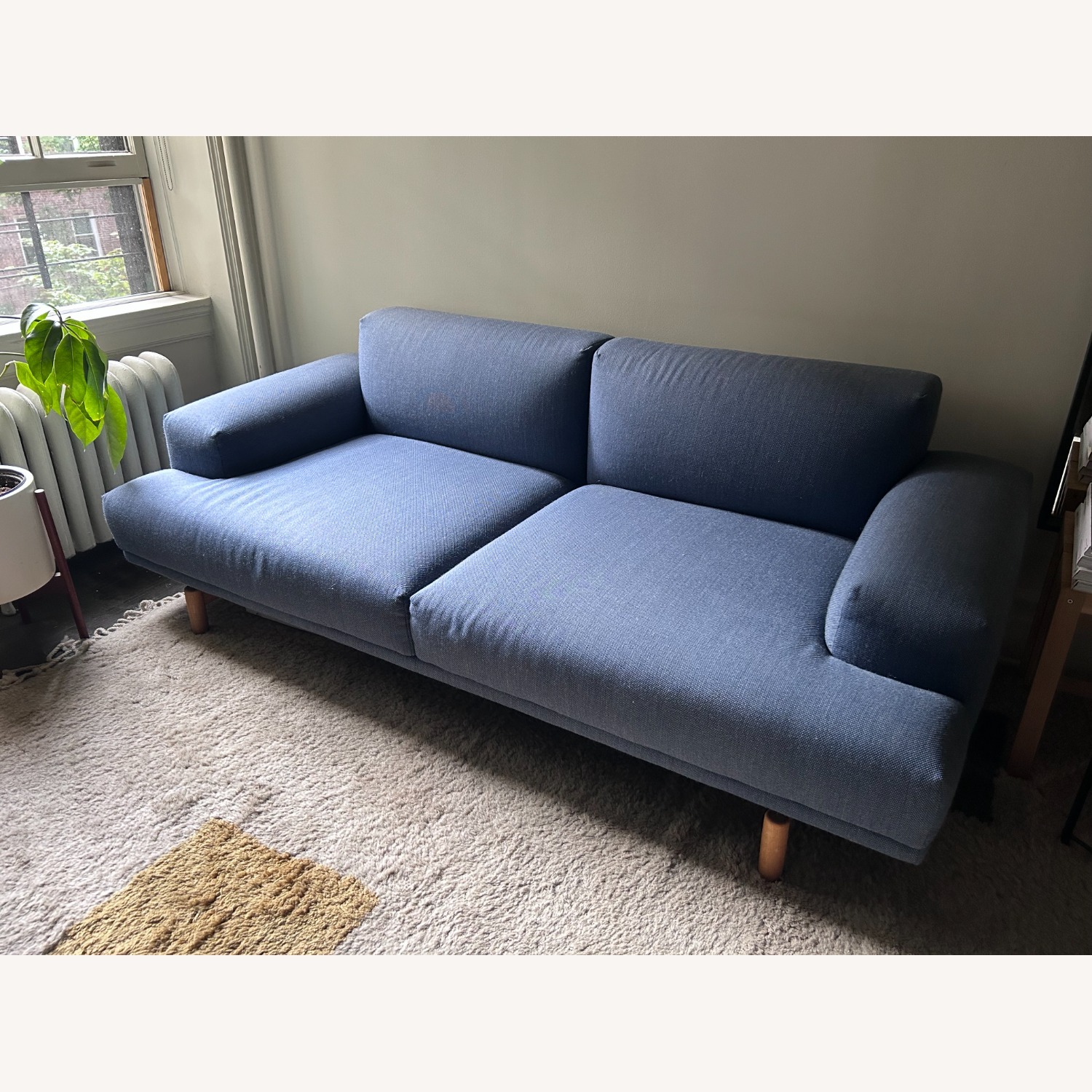 Muuto Rest Blue Fabric 2 Seater Sofa - image-1