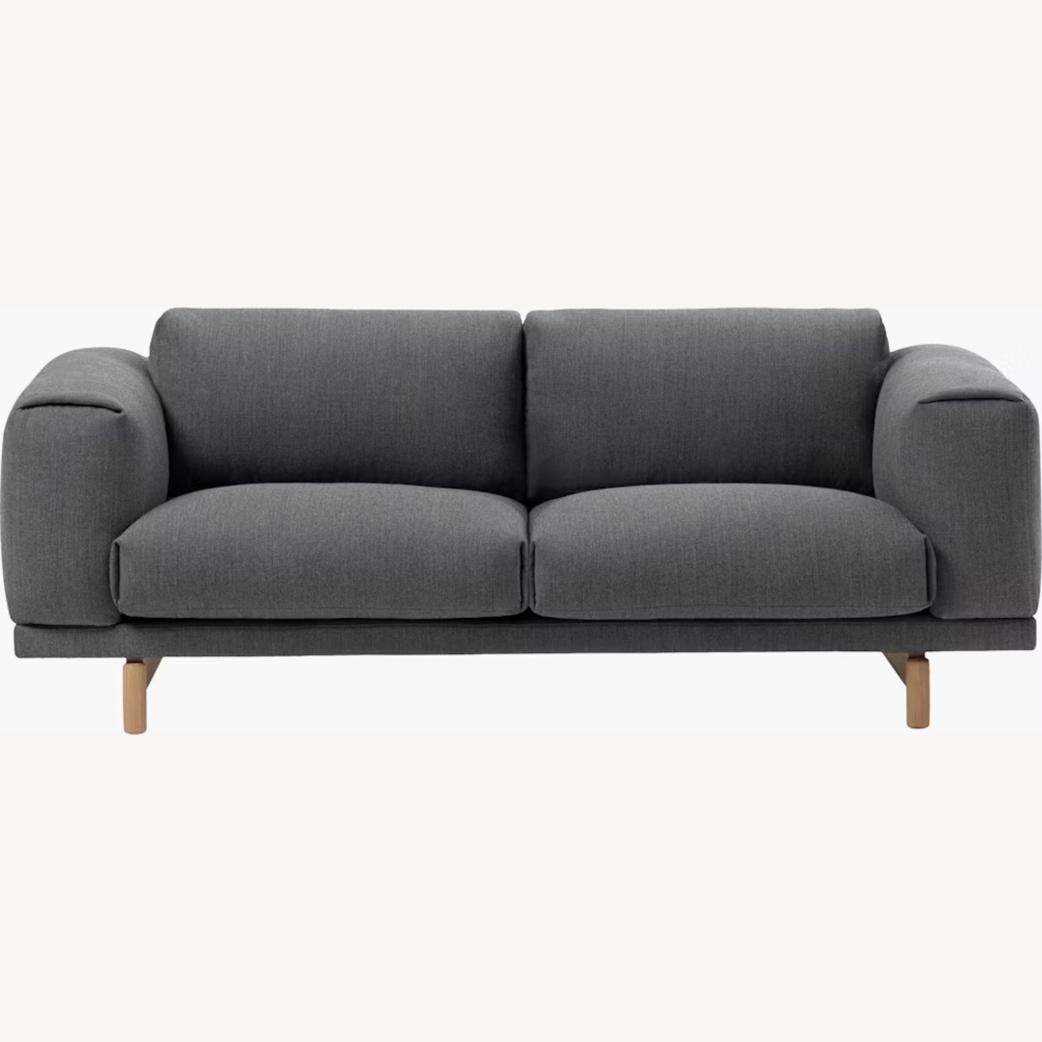 Muuto Rest Blue Fabric 2 Seater Sofa - image-0