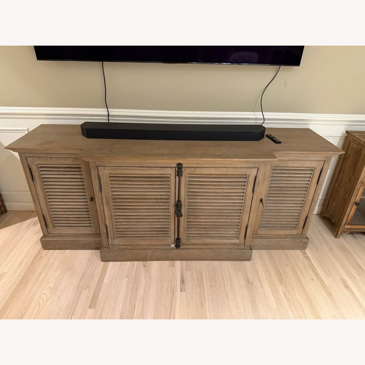 RH Shutter Media Console - AptDeco