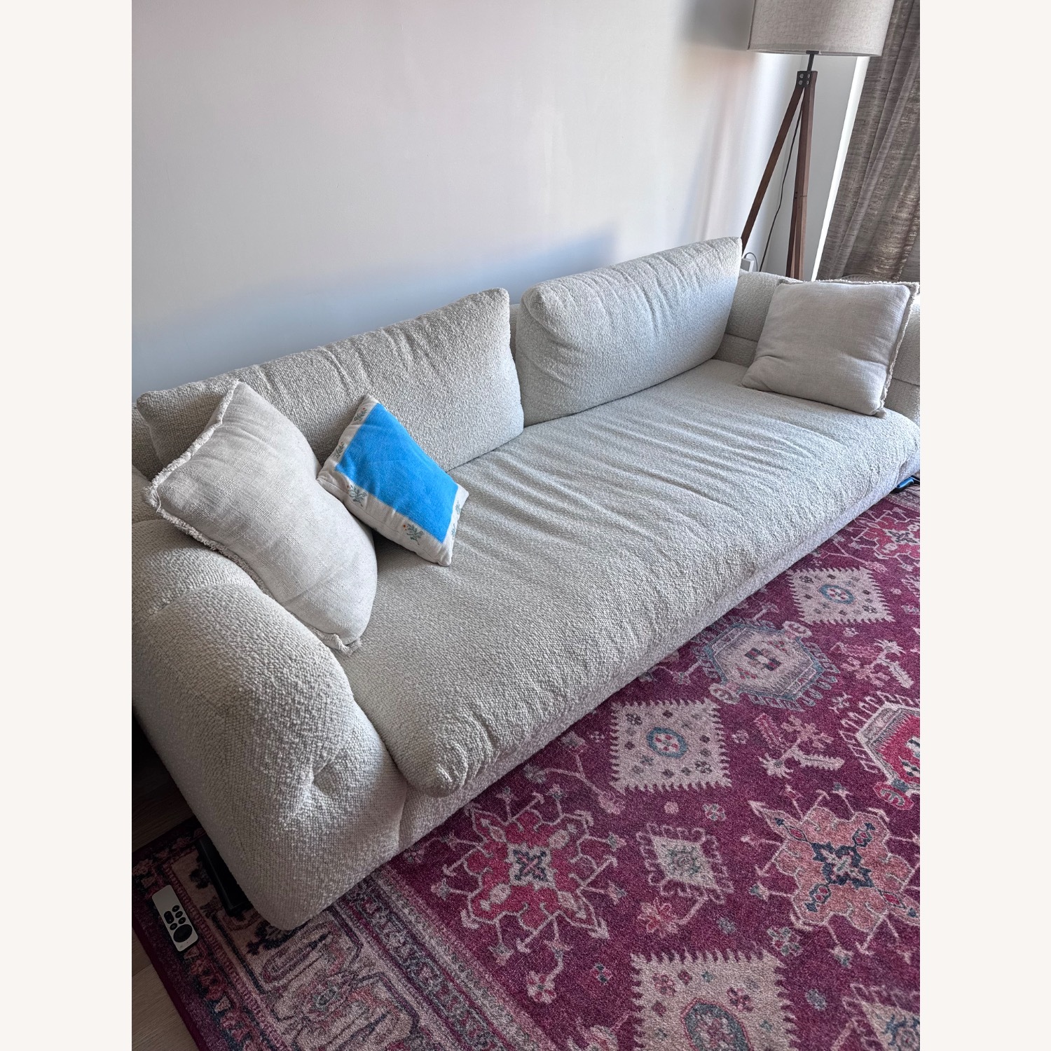 Crate & Barrel Cambria Boucle Sofa - image-1