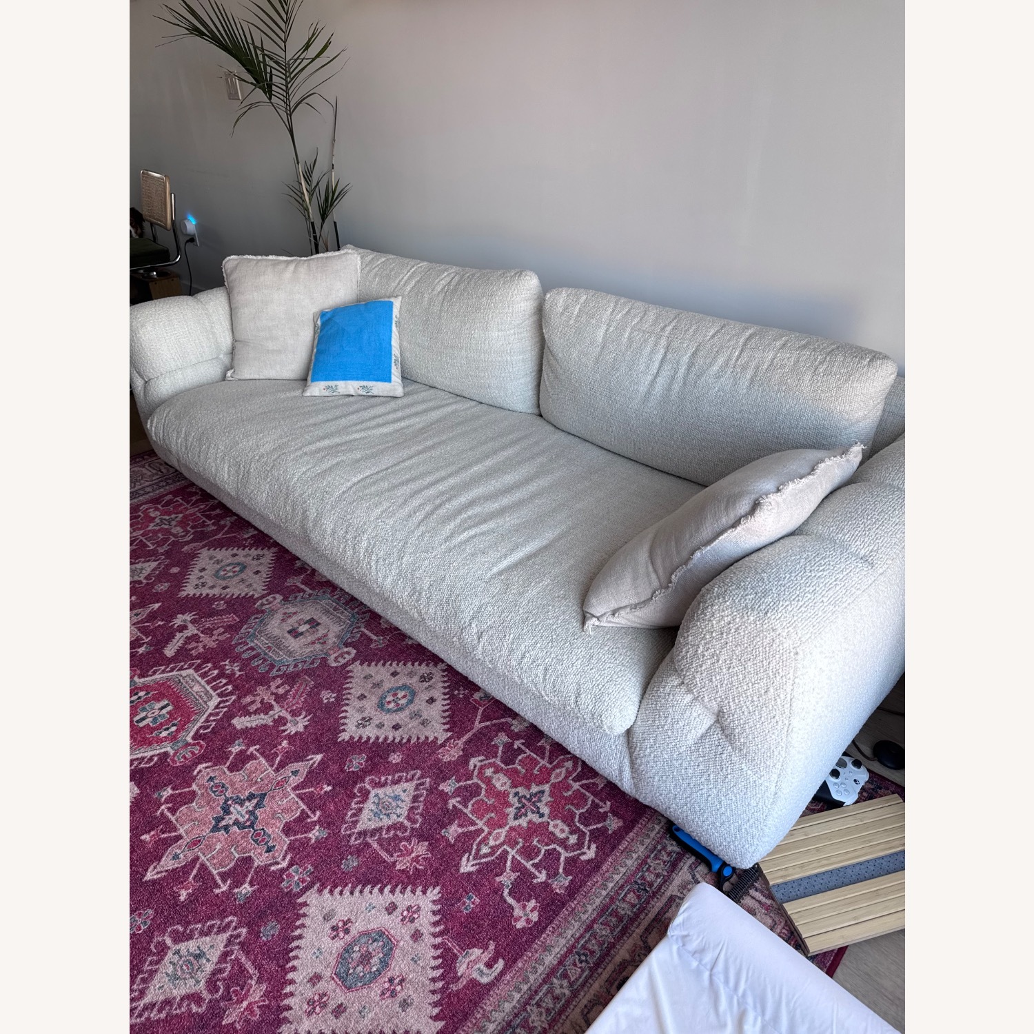 Crate & Barrel Cambria Boucle Sofa - image-2