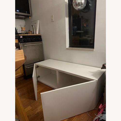 Used BESTÅ Shelf Unit With Doors for sale on AptDeco