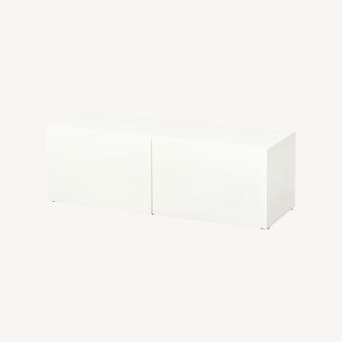 Used BESTÅ Shelf Unit With Doors for sale on AptDeco