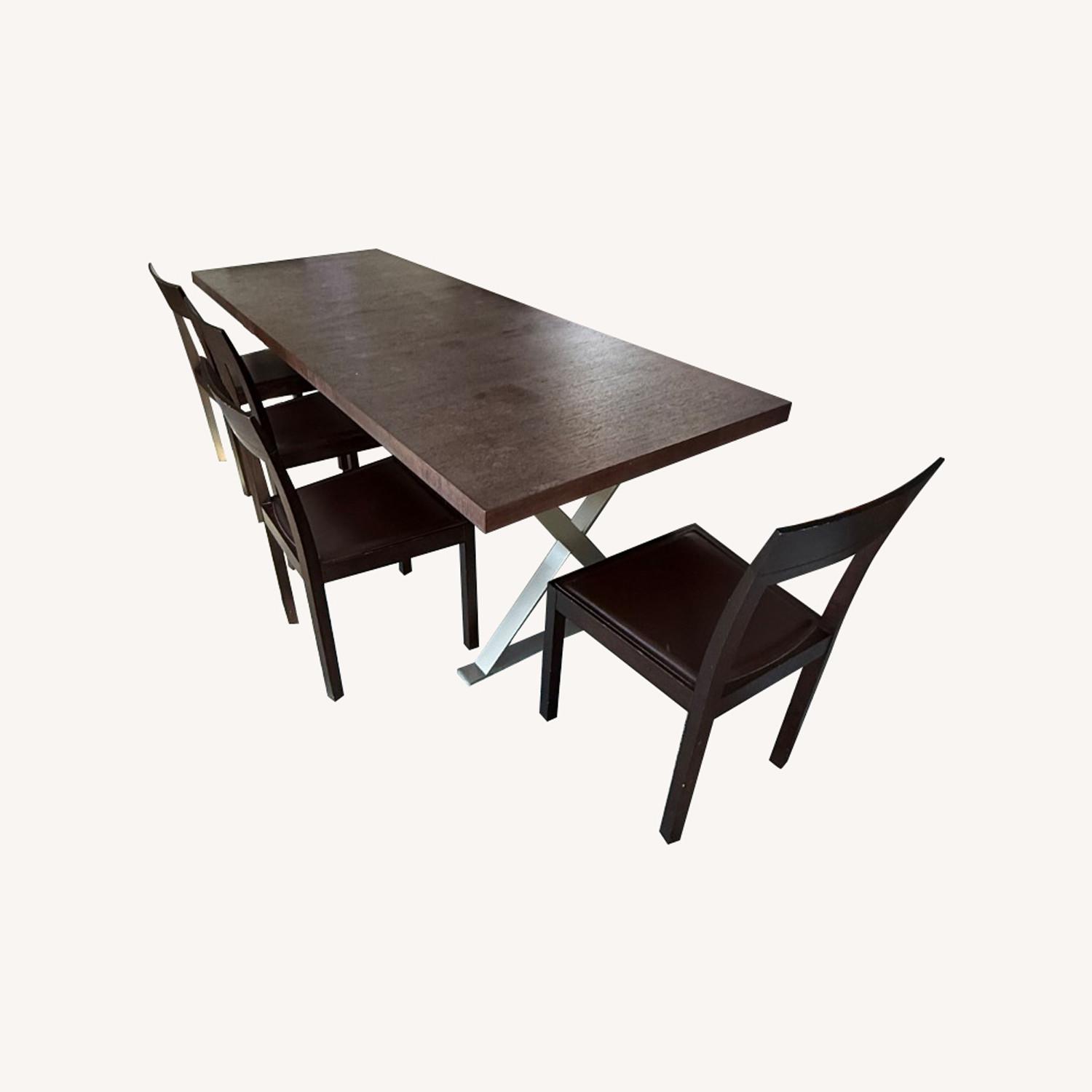 Maxalto Simplice B&B Italia Dining Table Wenge - AptDeco