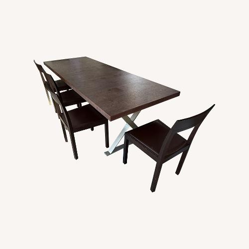Used Maxalto Simplice B&B Italia Dining Table Wenge for sale on AptDeco