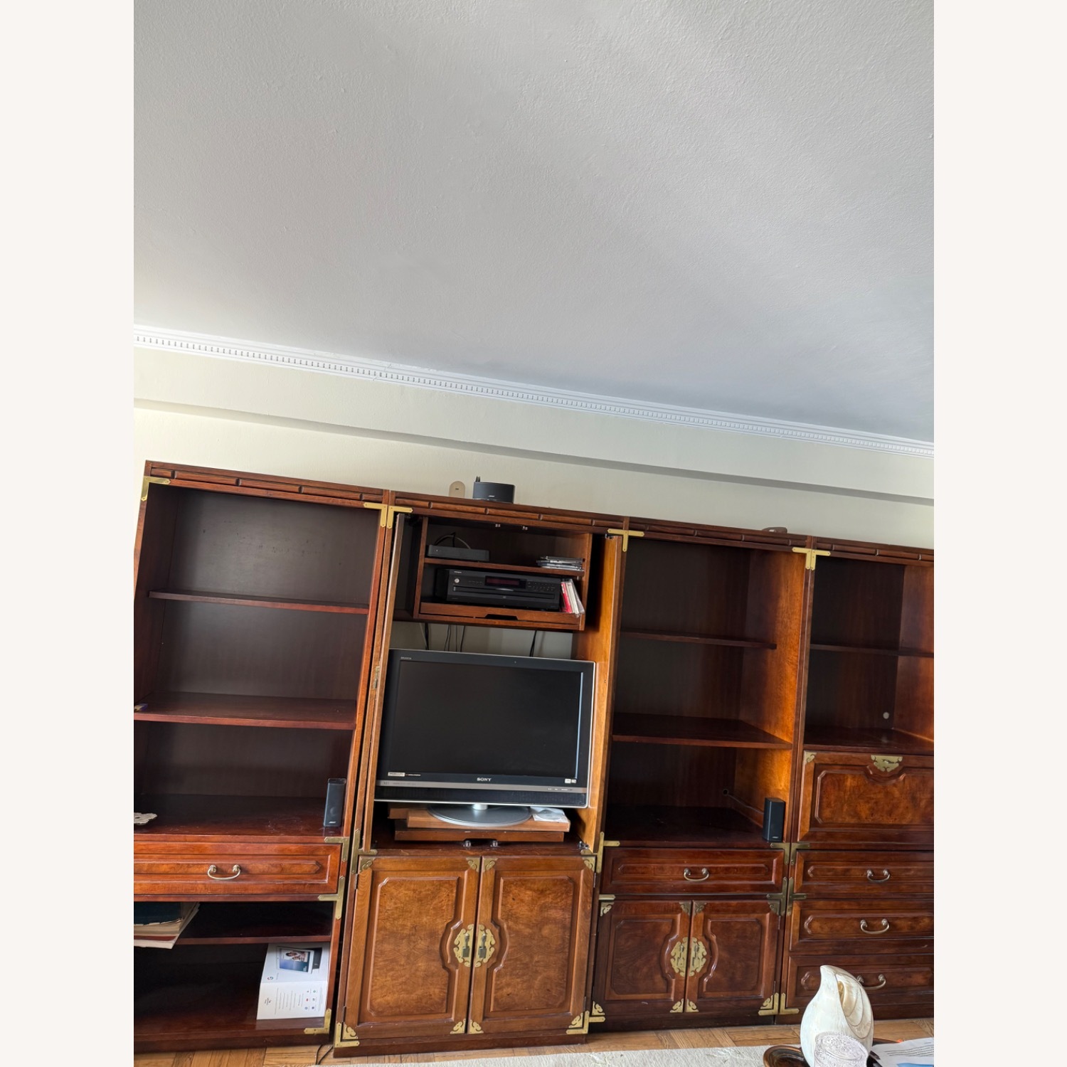 Bernhardt-desk, Entertainment Center, Bookcase - image-1