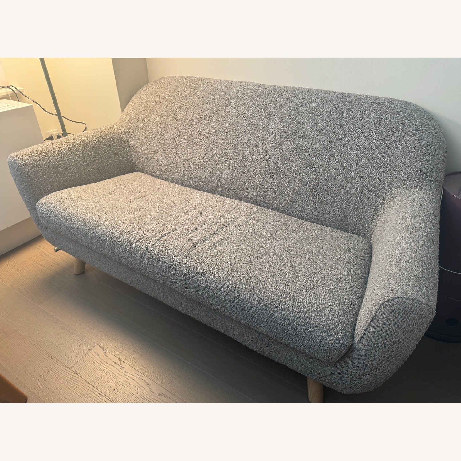 Article Gabriola 64" Loveseat - Dover Gray Bouclé - image-1