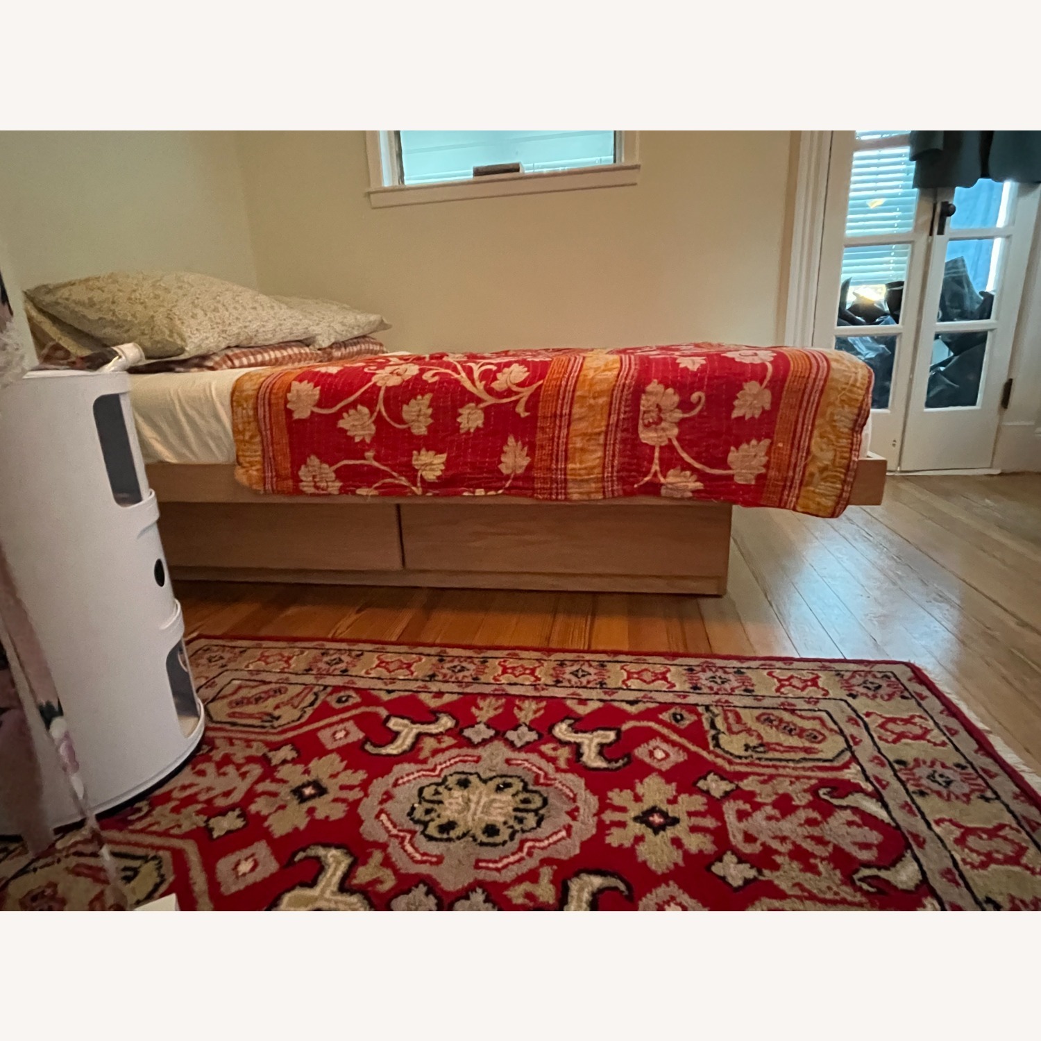 Gothic Cabinet Craft Solid Oak Bed - image-3