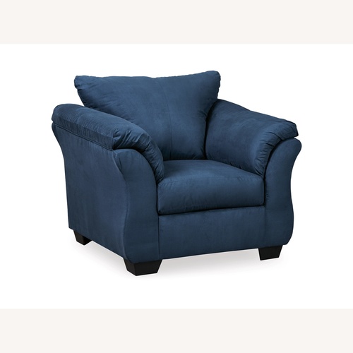 Used Ashley Furniture Darcy Chair - Blue for sale on AptDeco