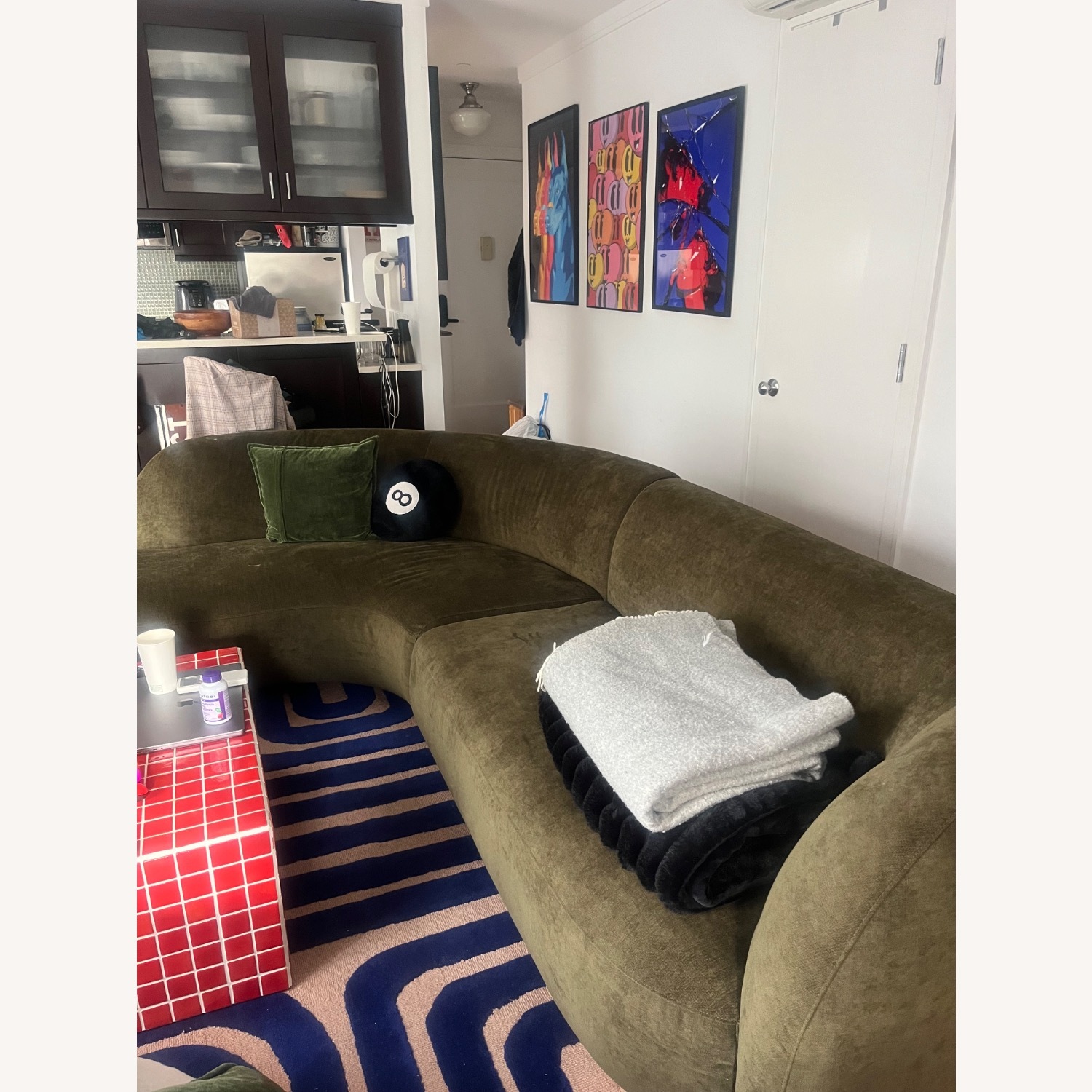 West Elm 2-Piece Wedge Chaise Sectional (111.5") - image-2