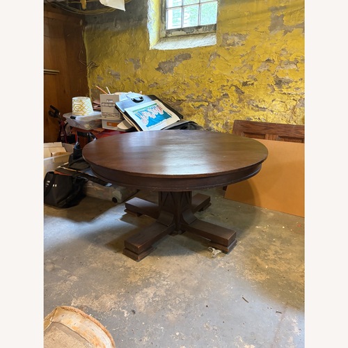 Used Mission Style Antique Dining Set for sale on AptDeco