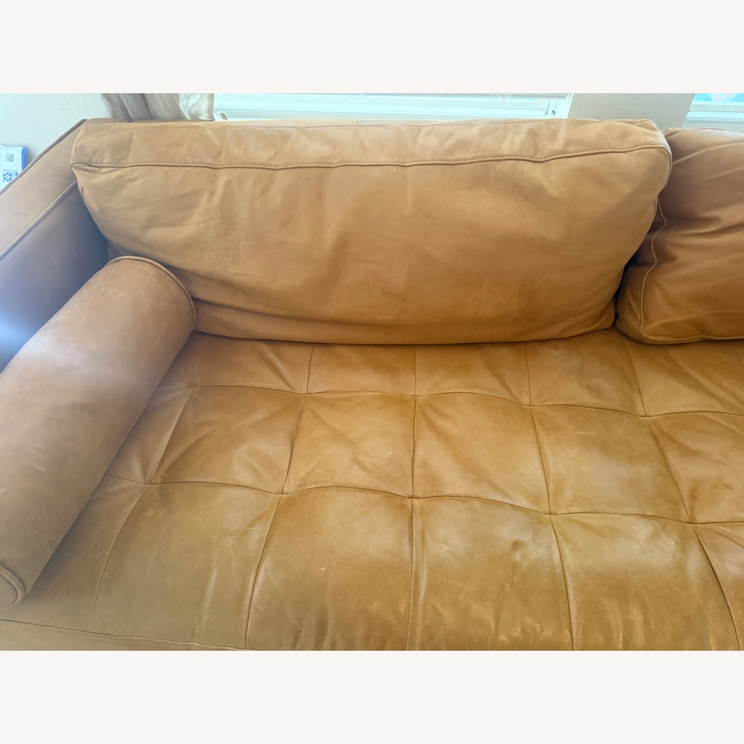 Napa 88.5 Italian Leather Sofa - image-5