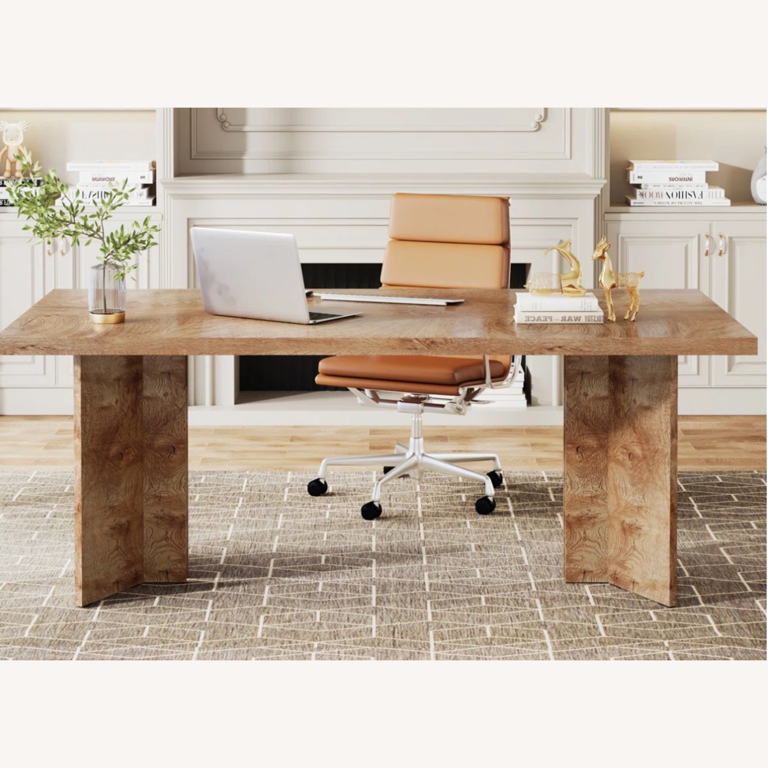Ragusa 63-Inch Rectangle Computer Desk - image-1