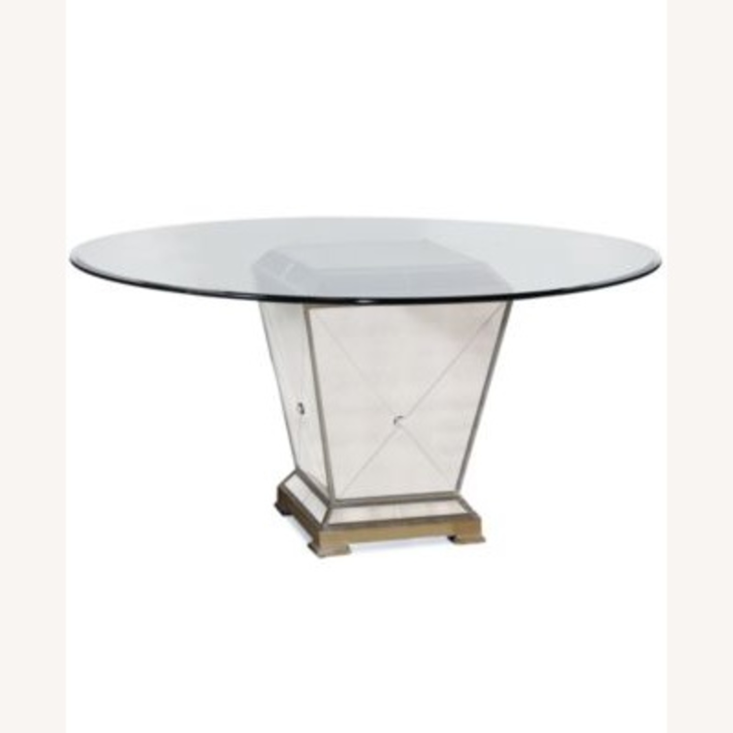 Macy’s 45 inch Silver Mirrored Table - image-8