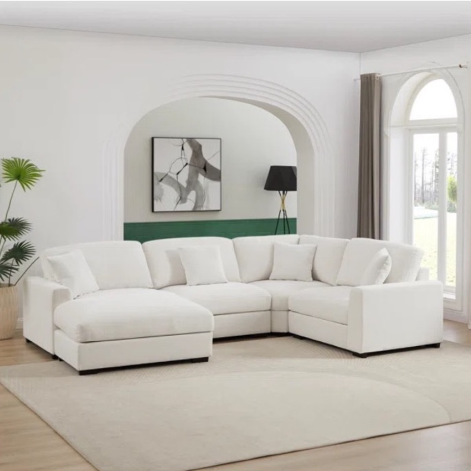 Eugenija 5 - Piece Upholstered Sectional - image-3