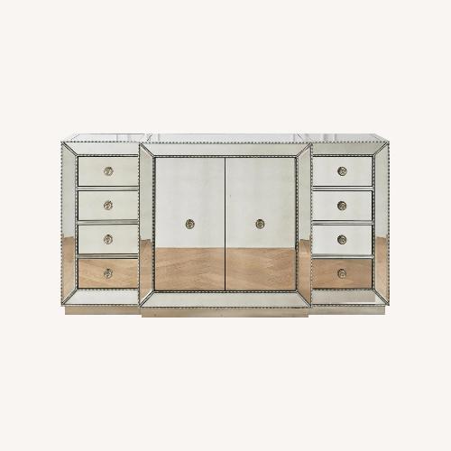 Used Z Gallerie Omni Mirrored Buffet for sale on AptDeco